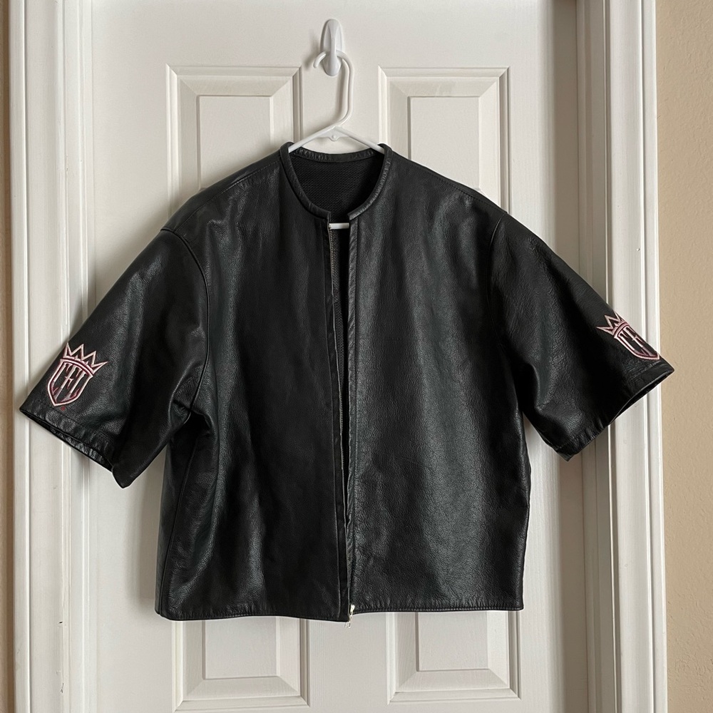 Mens West Coast Chopper (CFL) leather motorcycle jacket.